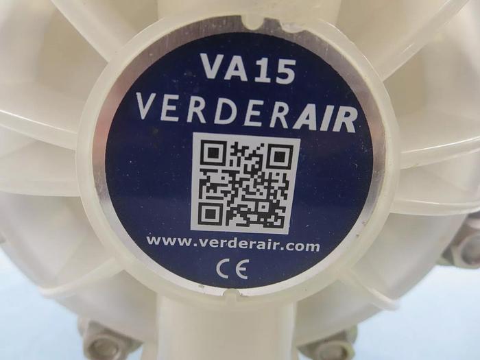 Used VerderAir 810.0896 (VA15) Pump Double Diaphragm 8.3BAR 3.6KG VA15PP-PPTFTTOTBOO