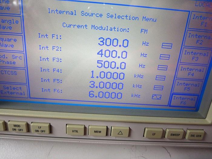 Used IFR  2041 Signal Generator Low Noise 10 KHz - 2.7 GHz Unit Powers On