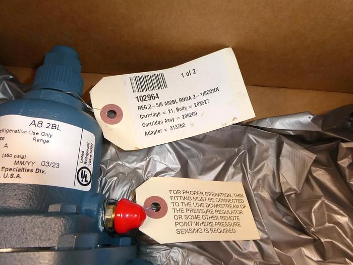 Used Parker Commercial Pressure Regulator 2-5/8" Flo-Con A82BL #102964