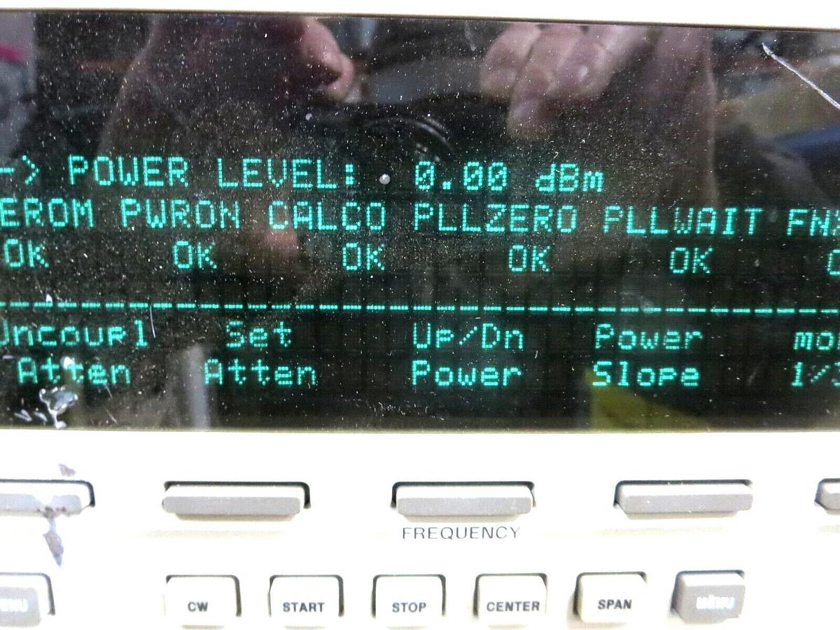 Used Hewlett Packard 83640A Synthesized Sweeper OPT 001 10MHZ-40GHZ See Descrip Used