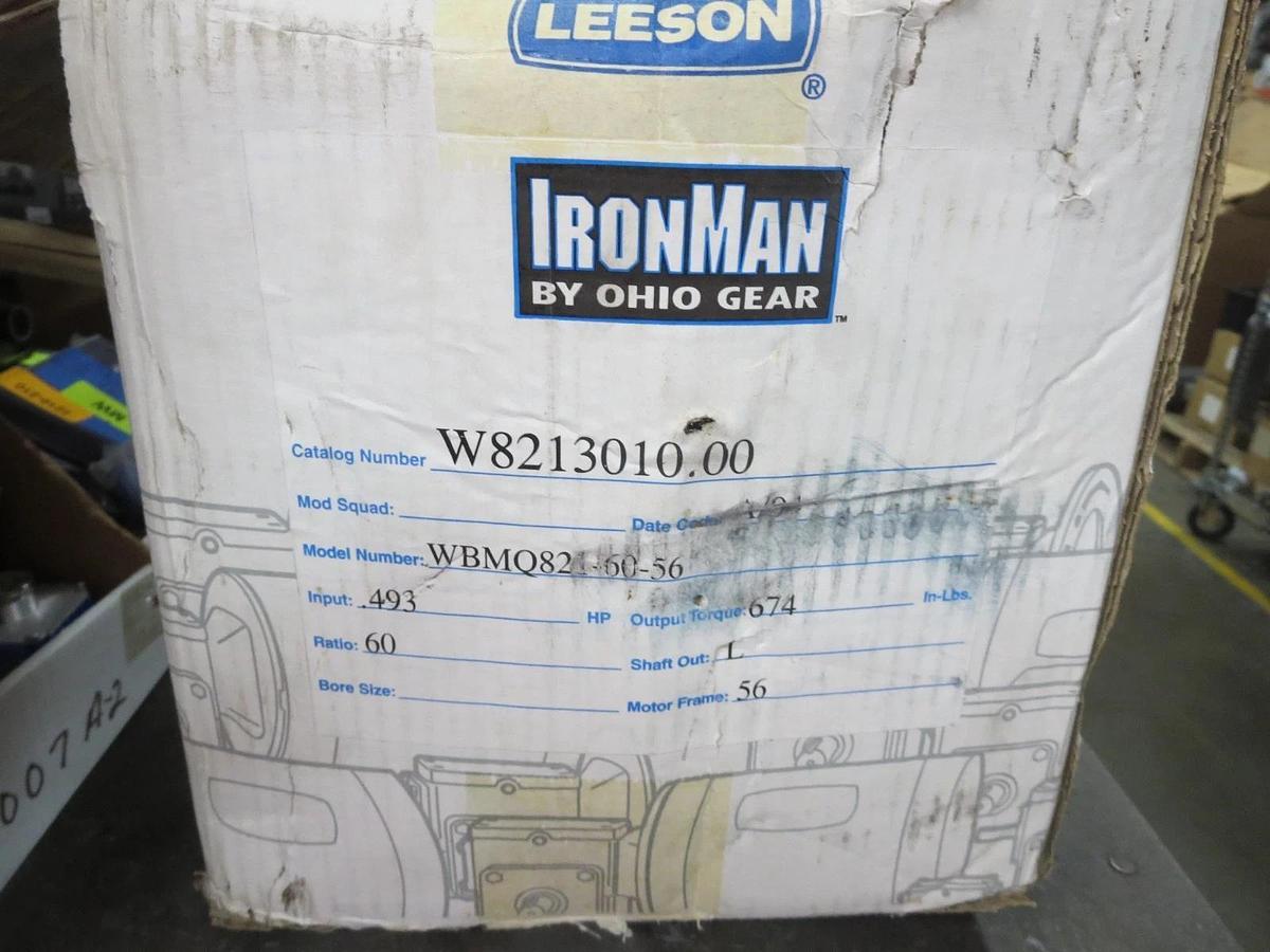 Used Leeson Ironman Speed Reducer Right Angle