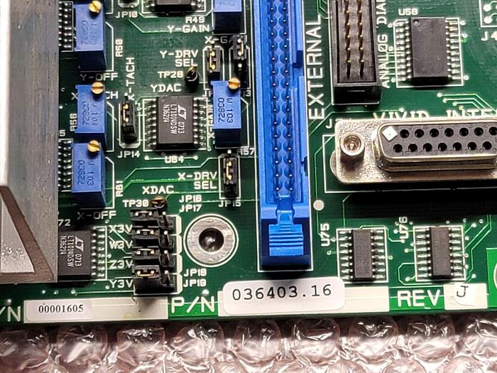 Used QVI DSP Multi-Axis Controller 036403.16 Rev J *Pulled from OGP Quickview 250*