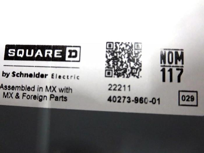 Used Square D/Schneider Electric H366 Safety Switch 600A 600VAC/DC 50/60Z 500HP