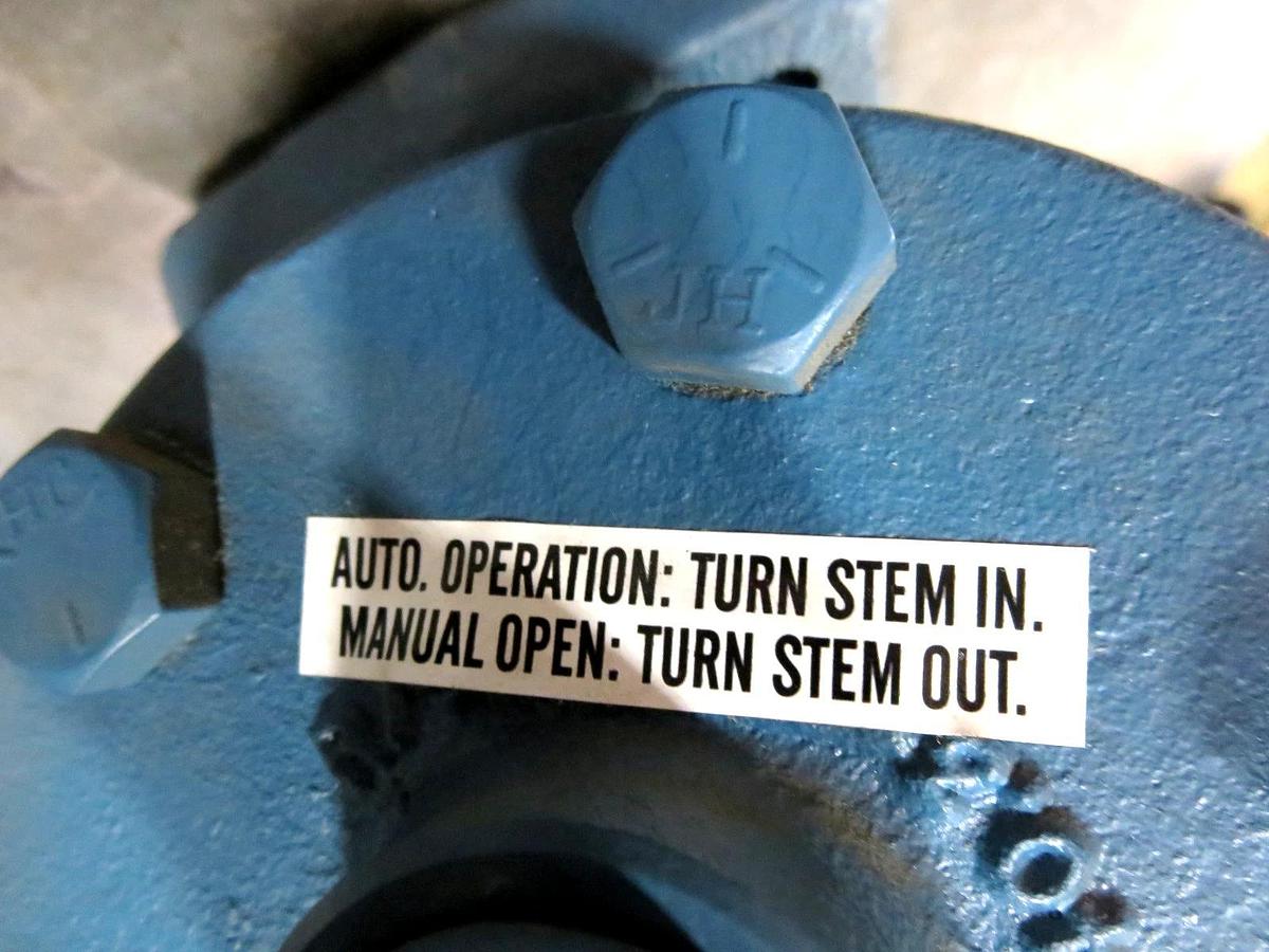 Used Parker A4YBL Differential Pressure Relief Regulator 2" DN 50 31 BAR PSIG 0-150