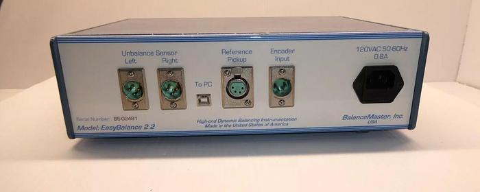 Used EasyBalance 2.2 2-Channel Balancing Instrumentation