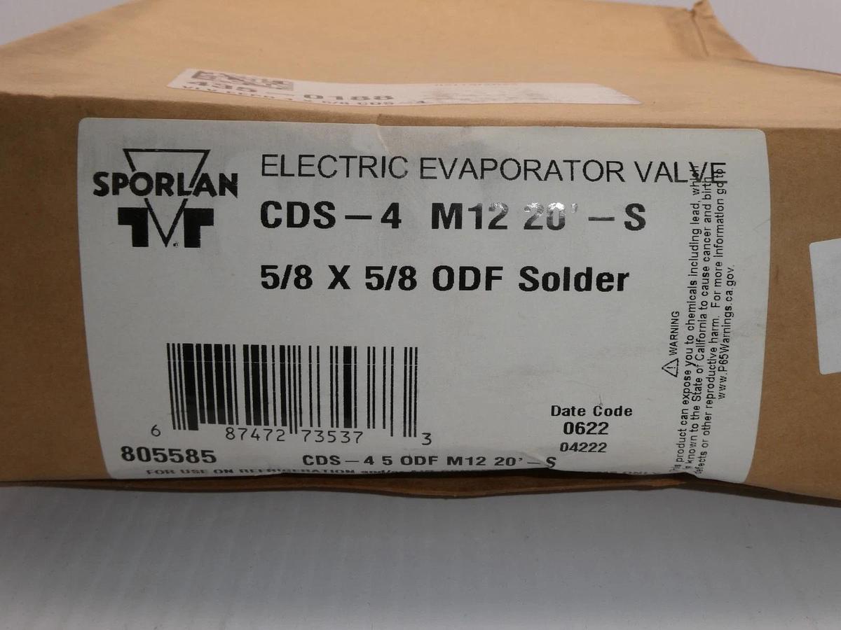 Sporlan CDS-4 M12 20' -S 805585 5/8 x 5/8 ODF Solder