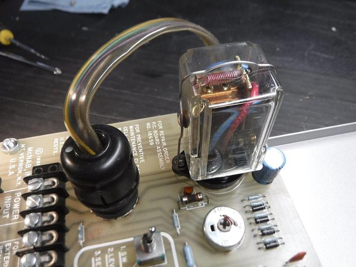 Used McNAB Inc. P/N: 18667 / DWG 18451 Micromhos-CM Specific Conductance Panel Meter