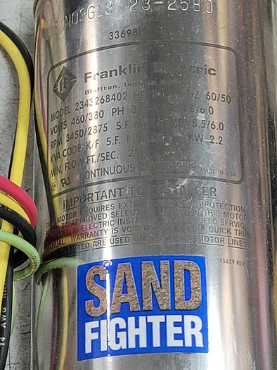 Franklin Electric 234-3268-202, 03L18 4" Submersible Motor (CBM, High Thrust)