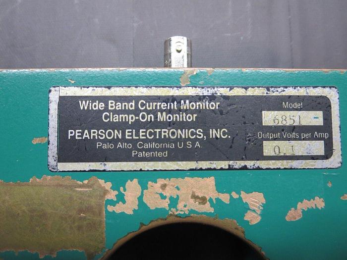 Used Pearson Electronics 6851 Current Monitor Wideband Clamp-On