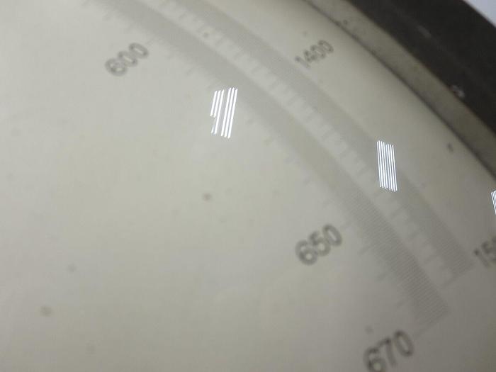 Used Heise Model-C Depth & Pressure Gauge (VINTAGE) 0-1500FT/0-670PSI