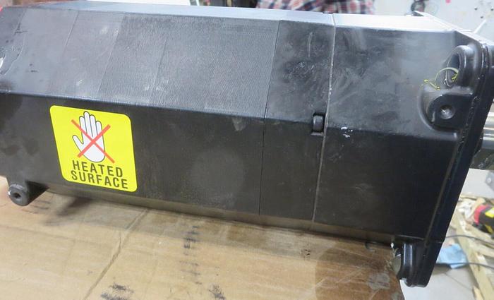 Used Fanuc QM30/3000 AC Servo Motor Out: 3.8KW Cont 134V 17A Freq 133HZ 3PH