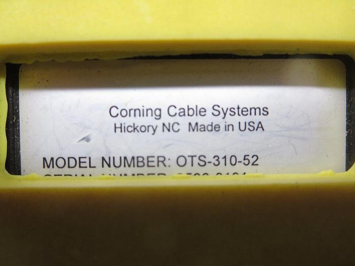 Used Corning Cable Sys. OTS-3MDSD-Kit Fiber Loss Test Kit Parts &/Or Repair
