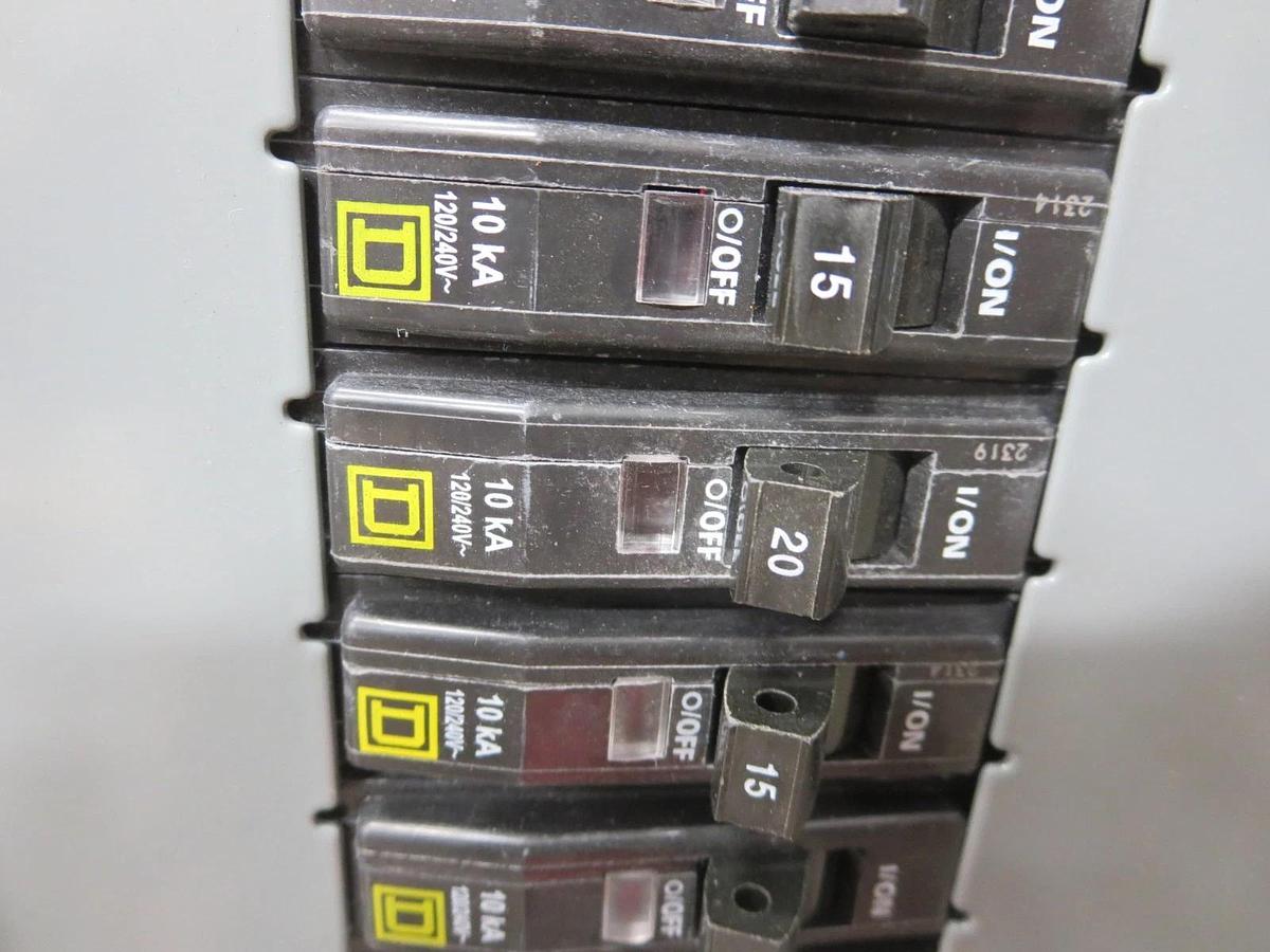 Used Square D 29450954160020001 Load Center 200A 208Y/120 3PH 42 Space