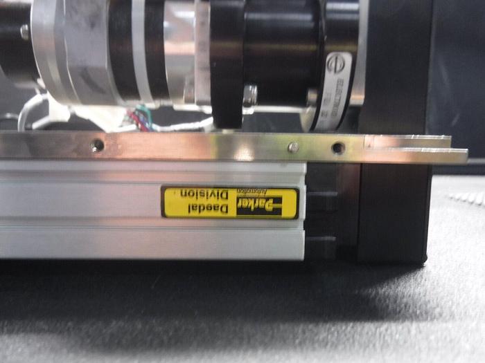 Used MCG 2181-ME8014-30 & Parker Model: 802-3551A Linear Slide Table