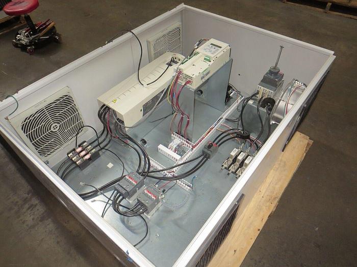Used ABB Schaefers Enclosure W/Pictured Contents Reported All Working When Removed