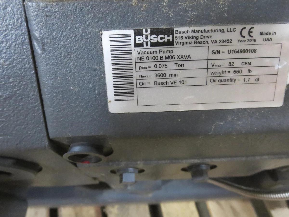 Used Busch NE0100BM06XXVA Vacuum Pump