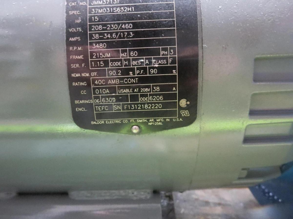 Used Baldor & Goulds H2O Tech JMM3713T & 11SH2M52C2 Wash Pump Assy.