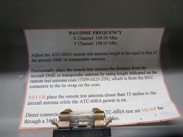 Used IFR (Aeroflex) ATC-600A Test Set - DME/Transponder Ramp Tester - Used