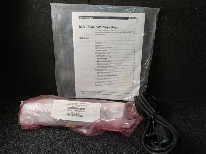 National Instruments MID-7604/7602 4-Axis Stepper Motor Driver 186318E-31