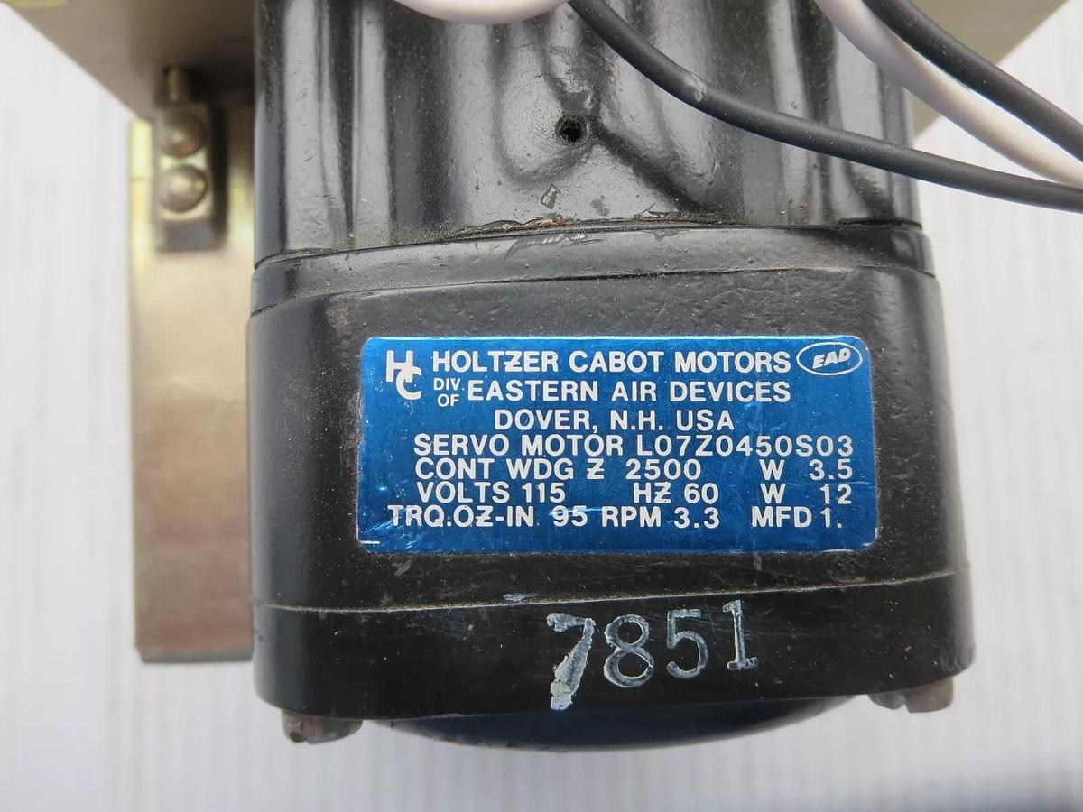 Used General Radio Co. & Holtzer Cabot Motors M5 Variac 3PH 120V 6A Motor Driven