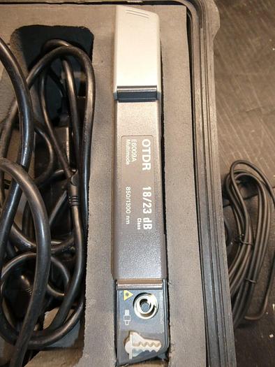Used Agilent E6000C SM Fiber Mini OTDR w/ E6004A E6009A Connectors Cables, Carry Case