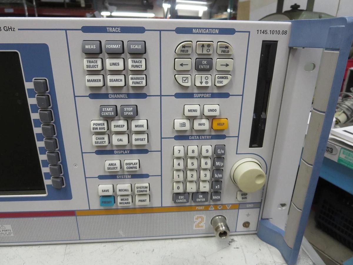 Used Rohde & Schwarz ZVB 8 Vector Network Analyzer 300 KHz - 8 GHz 2 Port