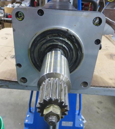 Used Fanuc QM30/3000 AC Servo Motor Out: 3.8KW Cont 134V 17A Freq 133HZ 3PH