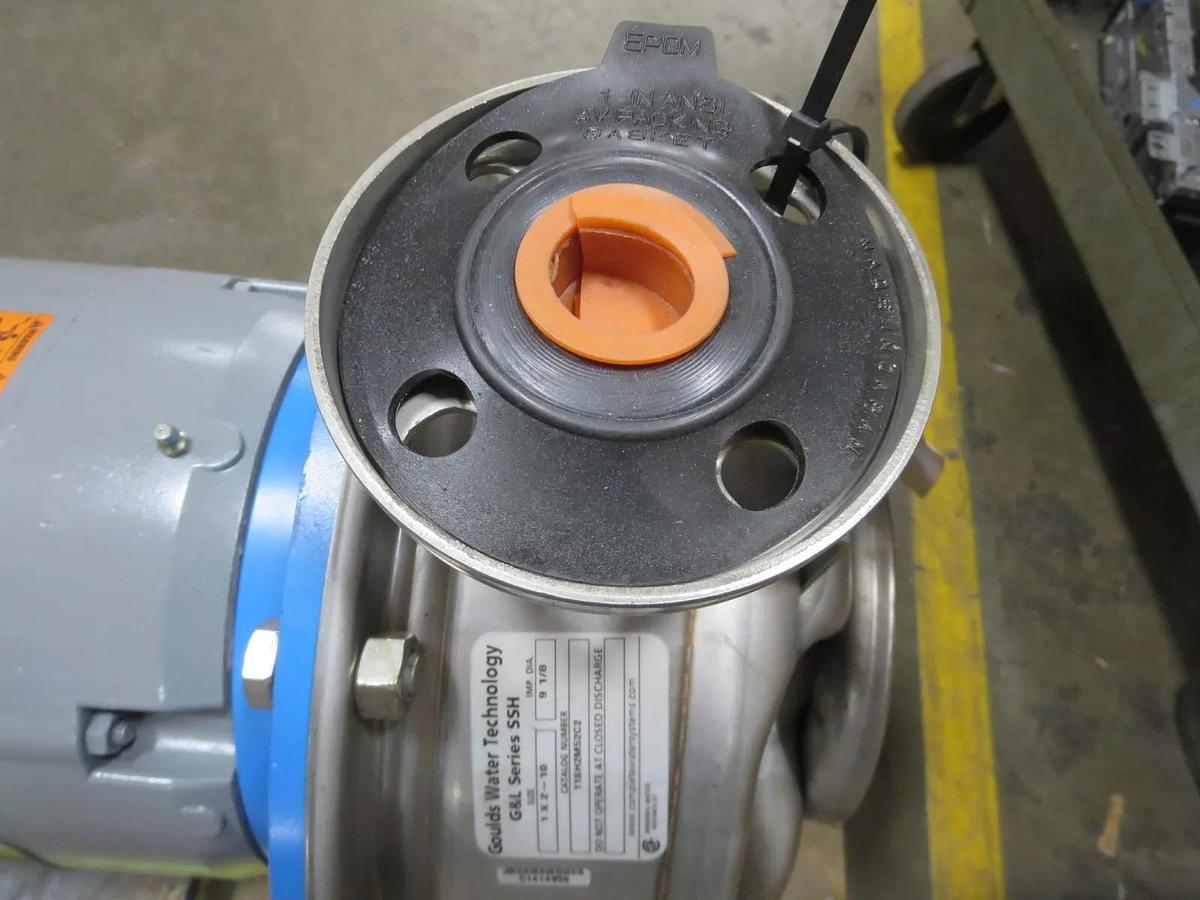 Used Baldor & Goulds H2O Tech JMM3713T & 11SH2M52C2 Wash Pump Assy.