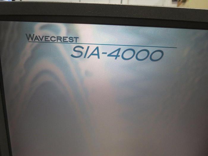 Used Wavecrest SIA-4000D SIGNAL INTEGRITY ANALYZER "Needs Cal" Parts/Repair Read Desc SIA-4000D