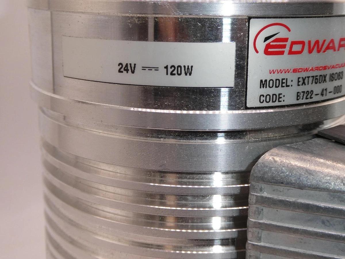 Used Edwards EXT75DX ISO63 Compound Turbo Pump