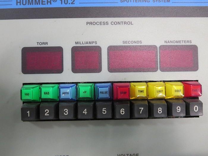 Used Anatech Ltd Hummer 10.2 Sputtering System 5 PSI 115 VAC For Parts &/Or Repair