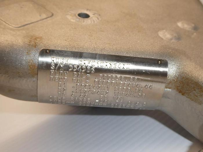 Used Micro Motion ELITE CMF010M324NU Coriolis Meter, 1/10 Inch (DN2) Flow .392354.44