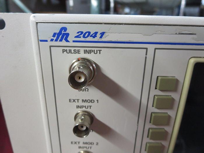 Used IFR  2041 Signal Generator Low Noise 10 KHz - 2.7 GHz Unit Powers On