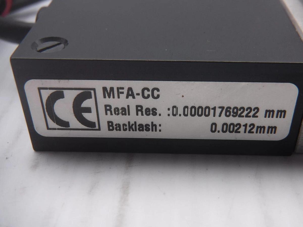 Used Newport MFA-CC / UE1724SR 24VDC 0.2A Motorized Linear Stage