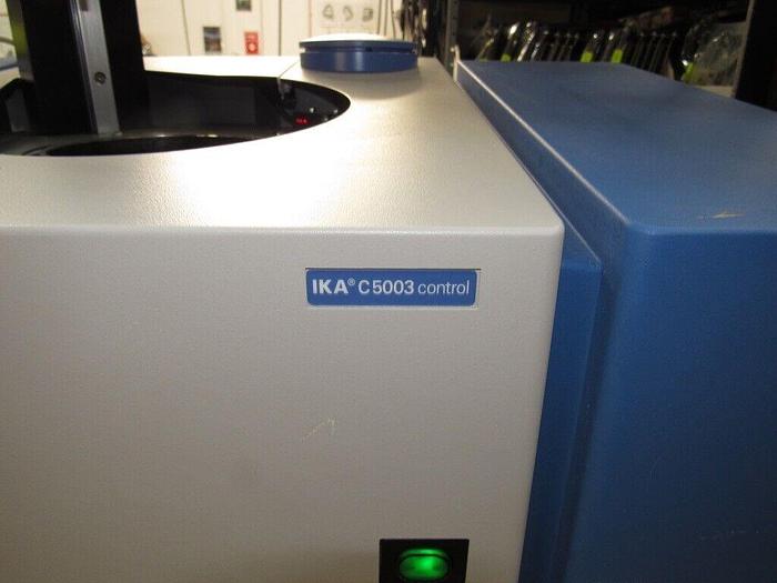 Used IKA C5000 Oxygen Bomb Calorimeters W/ IKA C5003 Control & IKA C5001 Cooling System