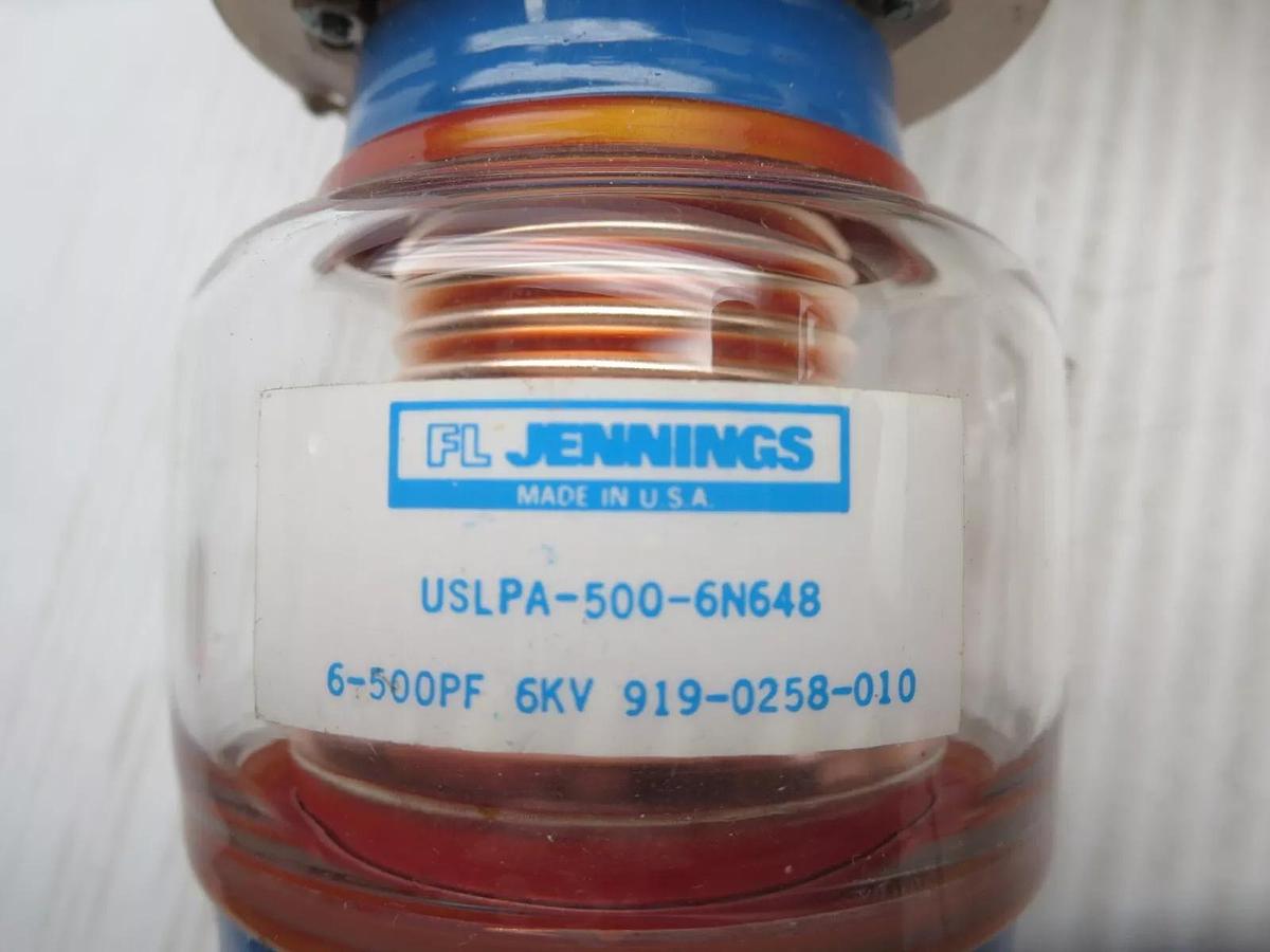 Used Jennings USLPA-500-6N648 Vacumn Capacitor Assy. Vintage Parts/OrRepair
