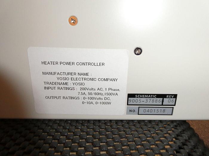 Used Yosio Electronic Model 606B Power Supply 200V IN 1PH 0-100VDC Out 0-10A 0-1000W