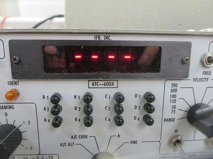 Used IFR (Aeroflex) ATC-600A Test Set - DME/Transponder Ramp Tester - Used
