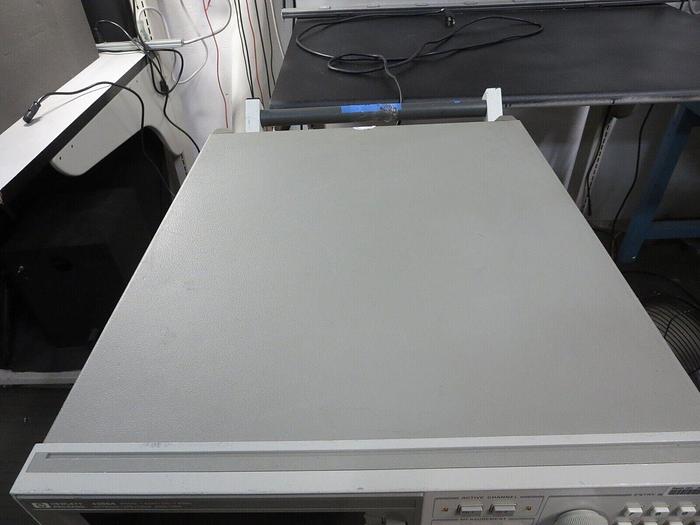 Used Hewlett Packard 4396A Network/Spectrum Analyzer Powers On Calibrated To 03/15/2024 See Opts