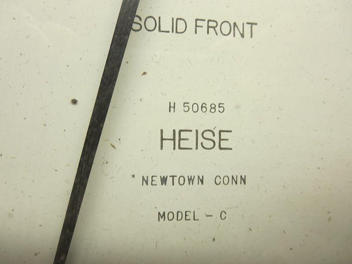 Used Heise Model-C Depth & Pressure Gauge (VINTAGE) 0-1500FT/0-670PSI