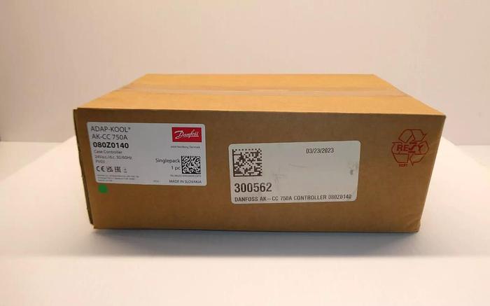 Used Danfoss ADAP-Kool AK-CC750A Case Controller 24V AC/DC 50/60Hz 080Z0140