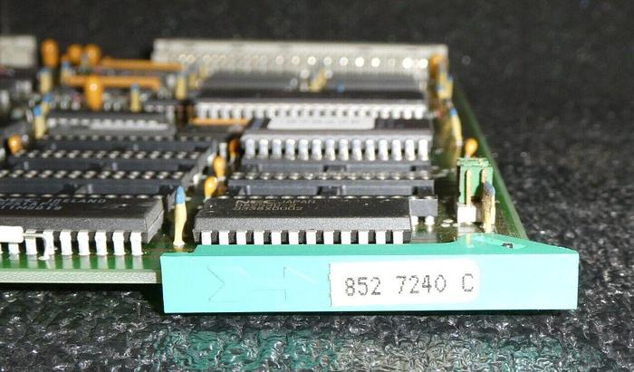 Used Charmilles Roboform 20 Control Board 852 7240 C (CT813-2370)