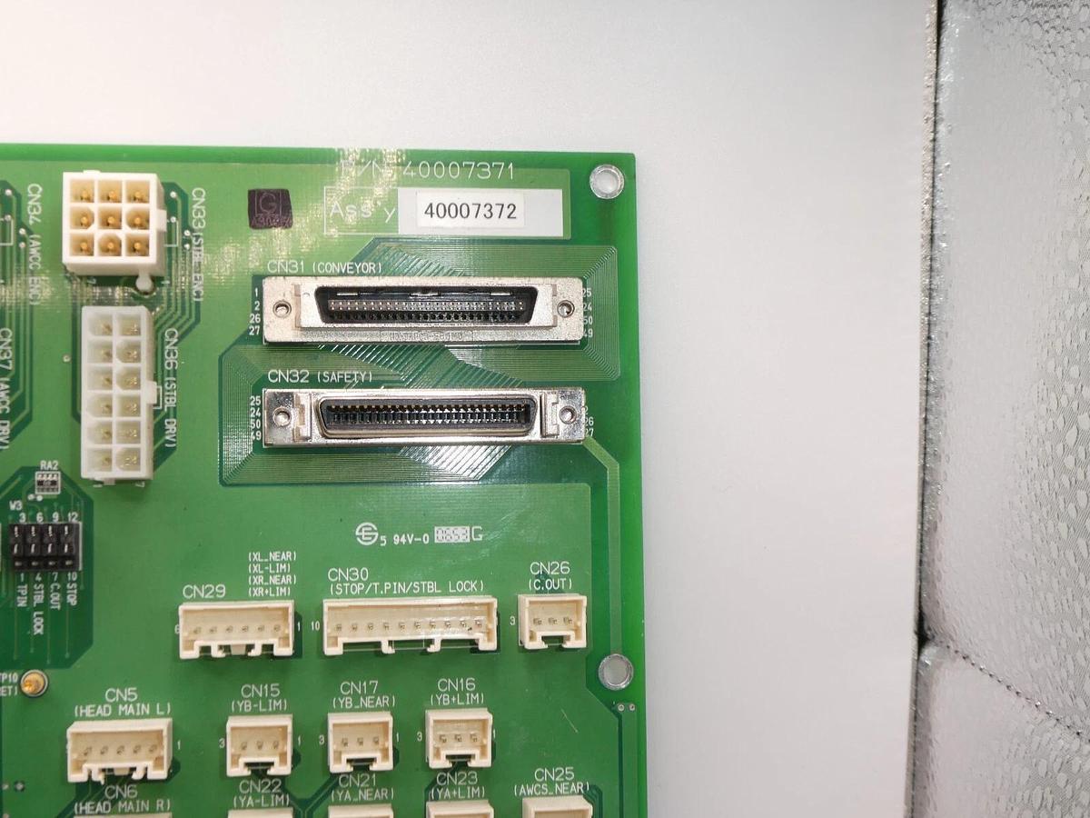 Used JUKI POS-CNN PCB Position Connection Pcb Control Board 40007371 Rev: 5