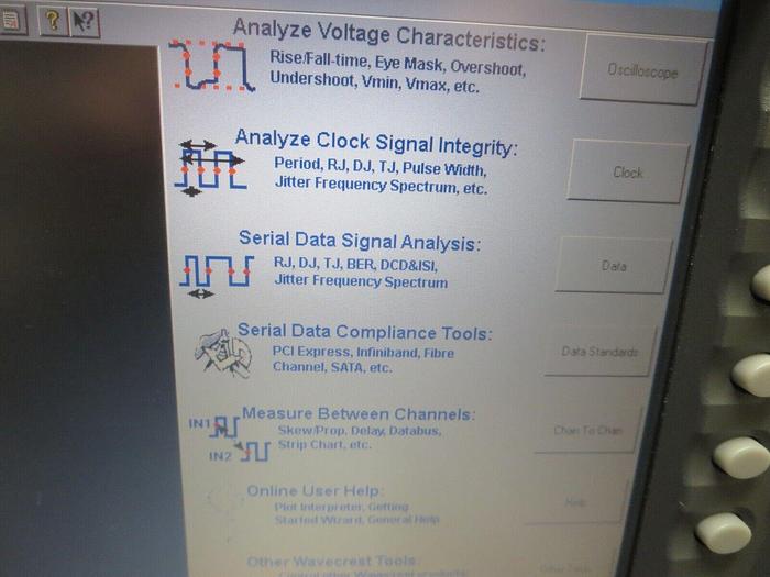Used Wavecrest SIA-4000D SIGNAL INTEGRITY ANALYZER "Needs Cal" Parts/Repair Read Desc SIA-4000D