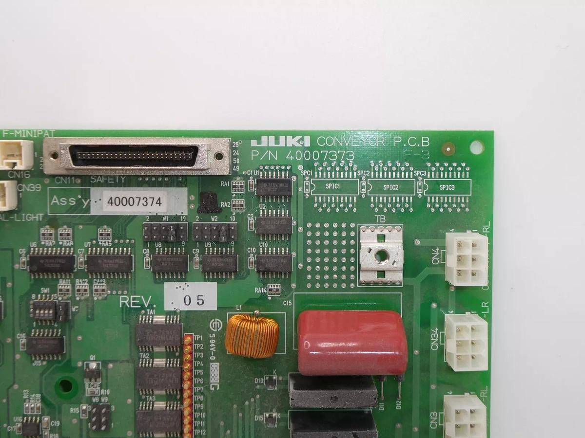 Used JUKI Conveyor PCB For FX1R Surface Mounting Machine P/N 40007373