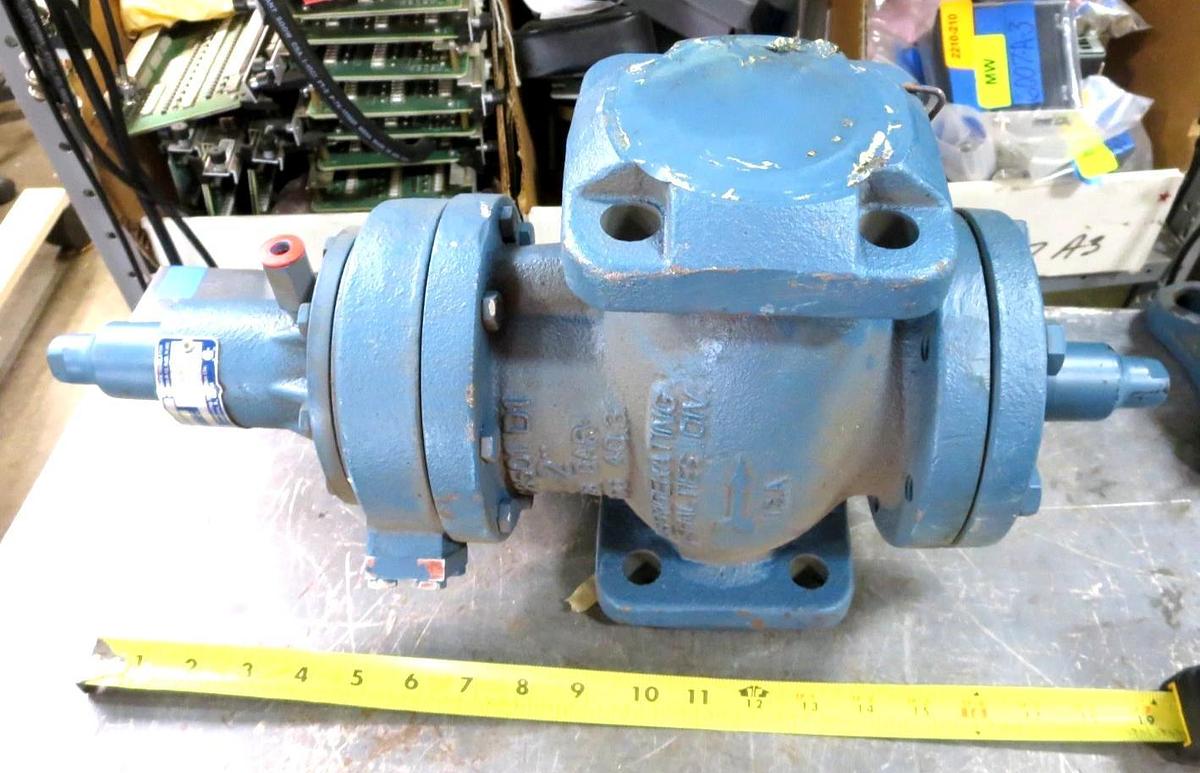 Used Parker A4YBL Differential Pressure Relief Regulator 2" DN 50 31 BAR PSIG 0-150