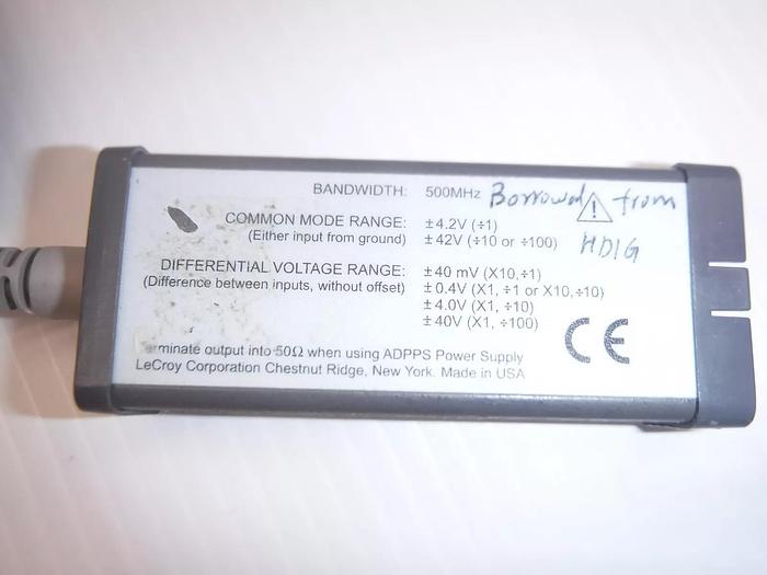 Used LeCroy AP 033 Active Differential Probe