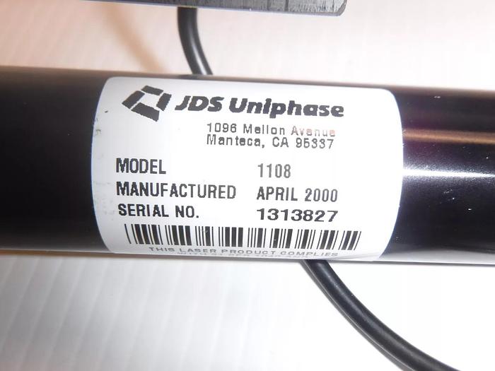 Used JDS Uniphase JDSU P/N: 1108 Optical Laser / Linos C30-1/6mm Lense