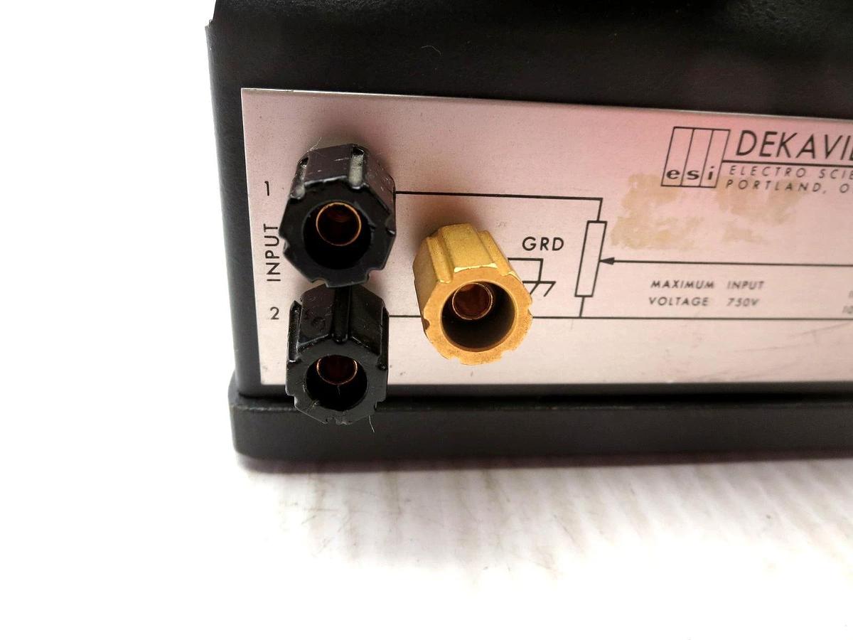 Used ESI DV411 Dekavider Max E In 750V Input Res 100K Ohm