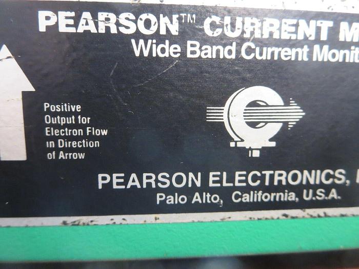 Used Pearson Electronics 301X Current Monitor Wideband 50 Ohm Mounted